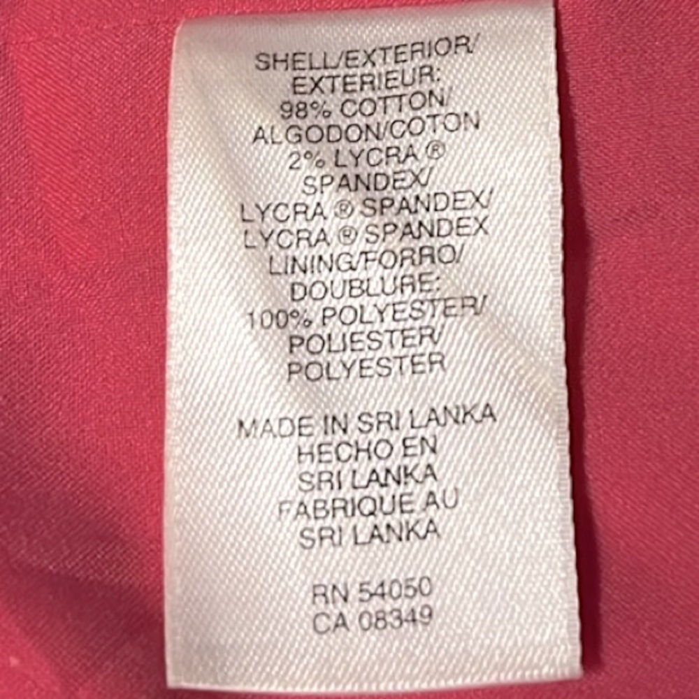 JONES NEW YORK Signature Stretch  Pink White & Red Sleeveless Dress NWOT - Picture 11 of 11